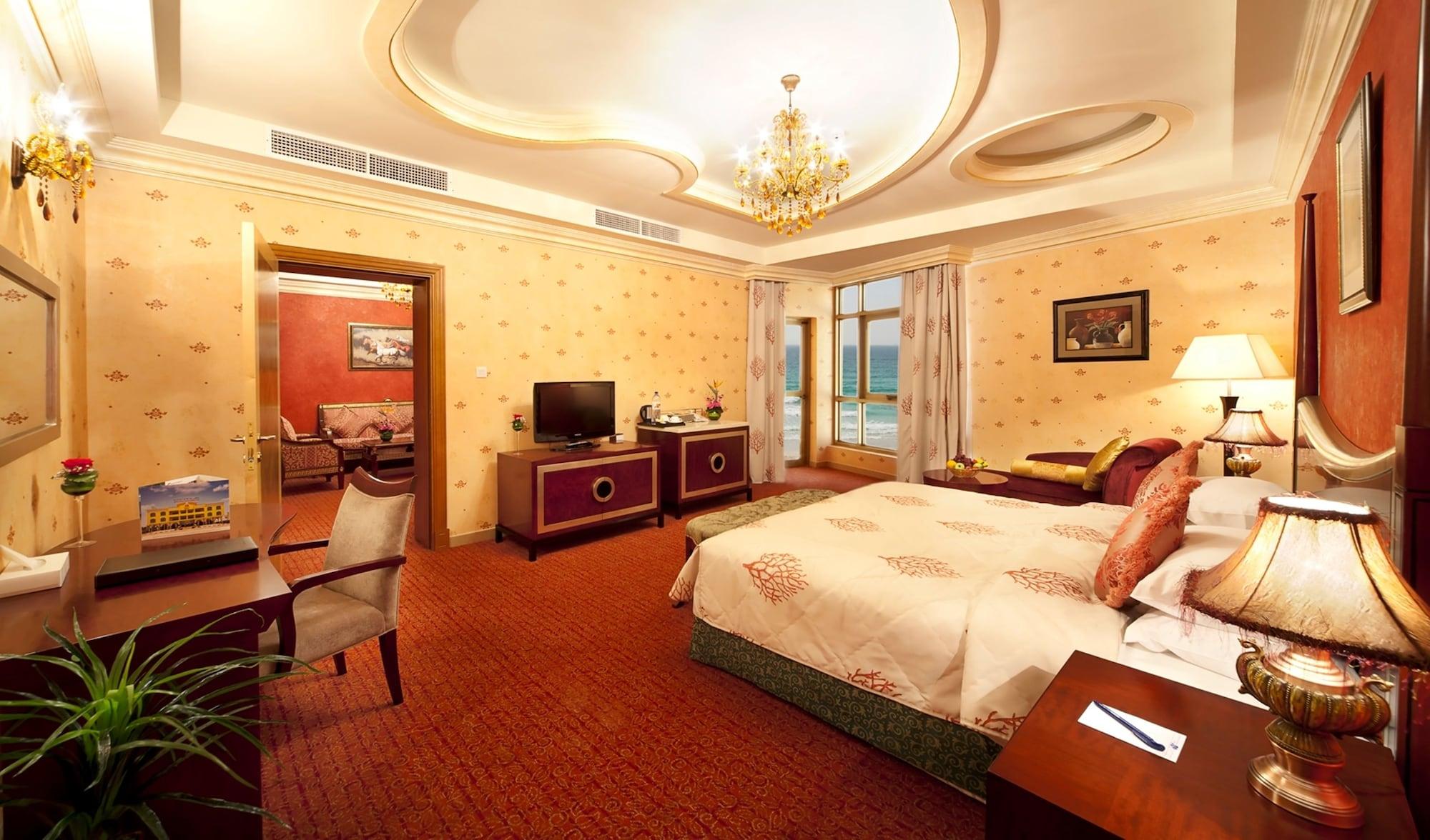 Sahara Beach Resort & Spa Sharjah Exterior photo A suite at the hotel